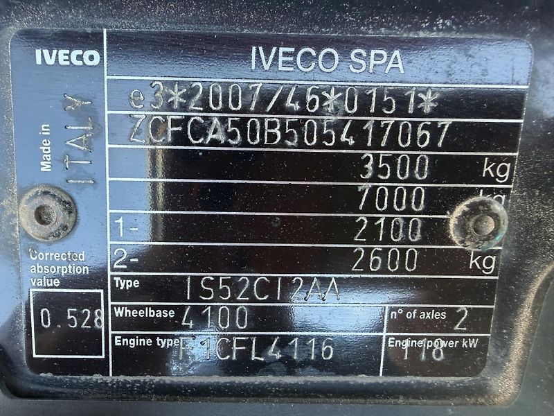 Iveco Daily (2021) 50C16 3.0 N1B 4,6m x 2,25m - fotka 12 z 13