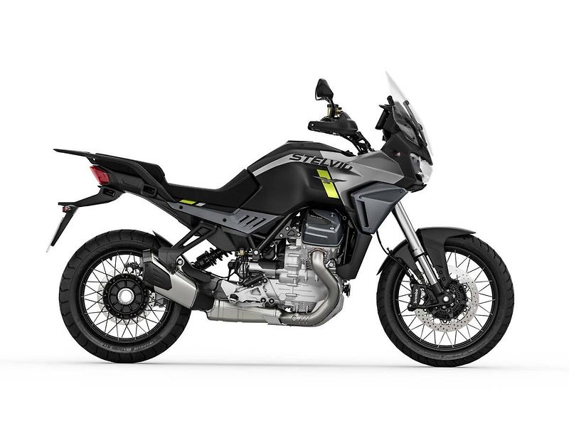 Moto Guzzi V 100 Stelvio (2024) Stelvio V100 PPF Nero Vulcano - fotka 6 z 10