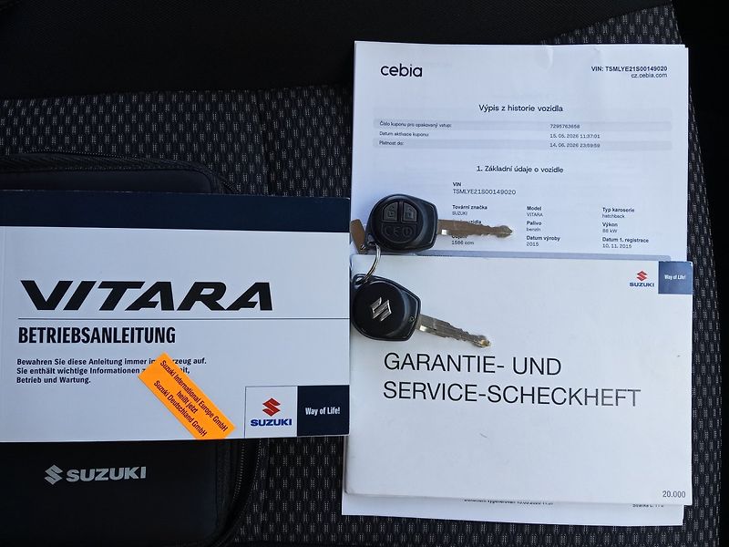 Suzuki Vitara (2015) 1.6 VVT 4x4! Kamera! 2sady kol - fotka 20 z 33