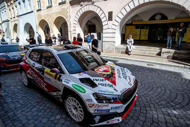 Rallysprintový závod KOWAX Valašská rally, 7. dubna 2024, Nový Jičín.