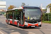 Autobus SOR NS12 v ulicích Brna. Foto: Wikimedia Commons, Michal Gregor, CC BY-SA 4.0.