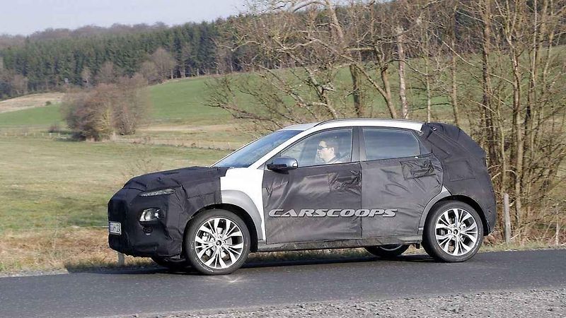 Jedna z prvních fotografií malého SUV Hyundai Kona.