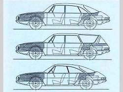 Tatra 603 a její prototypy.