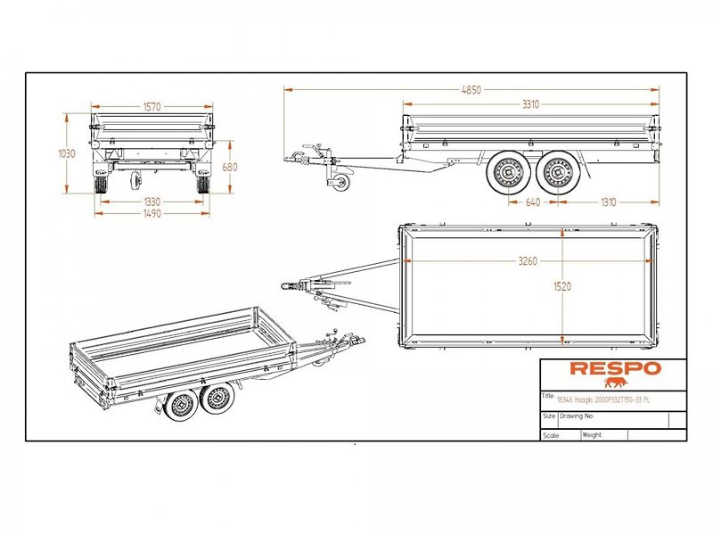 Respo (2026) 325x150 cm, Flatbed, 2000 kg - fotka 7 z 7