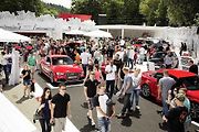 Stánek Audi u Wörthersee.