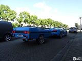 Lamborghini Gallardo Spyder vybavené přípojným vozíkem.
