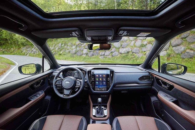 Subaru Forester při zkouškách v terénu