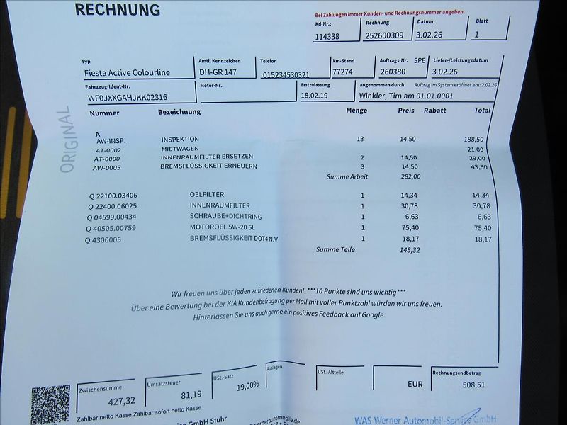 Ford Fiesta 1,0 EcoBoost 92kW Active - fotka 31 z 31