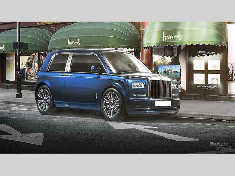 Smyšlená ilustrace hatchbacku od Bugatti.