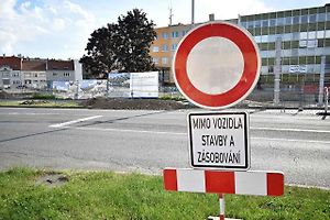 Uzavírka. Ilustrační foto