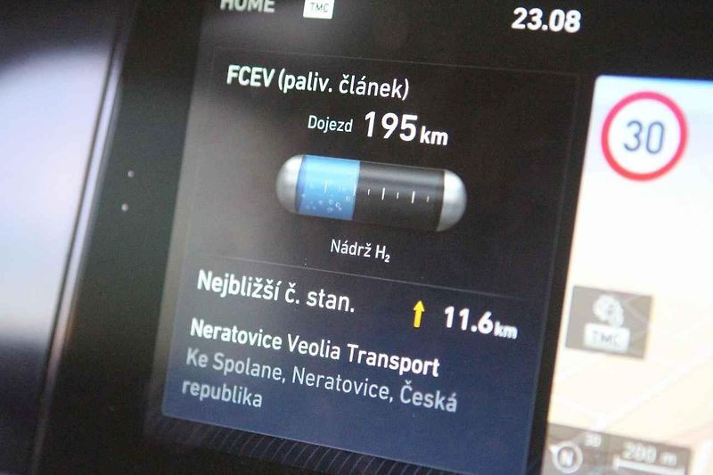Vodíkový Hyundai Nexo při testu v Česku