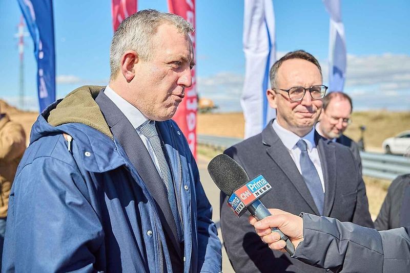 Zahájení stavby dálnice D11 Jaroměř - Trutnov.