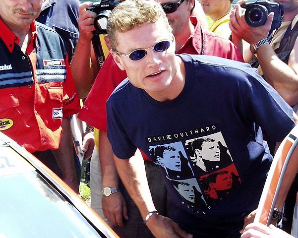 Tehdejší pilot F1 David Coulthard na startovním roštu seriálu okruhových octavií v roce 2000., zdroj: Deník/Edvard D. Beneš