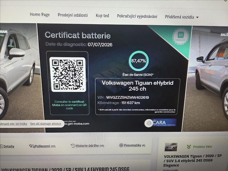 Volkswagen Tiguan 1,4   eHybrid PHEV-MATRIX - fotka 29 z 29