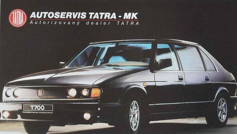 Tatra 700 bylo vůbec poslední klasické osobní auto z produkce kopřivnické značky Tatra