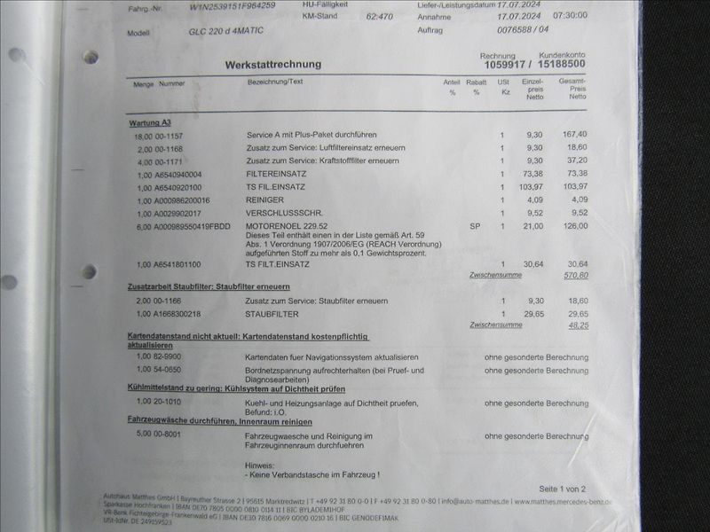 Mercedes-Benz GLC 2,0 CDi 220d 4MATIC - fotka 36 z 44