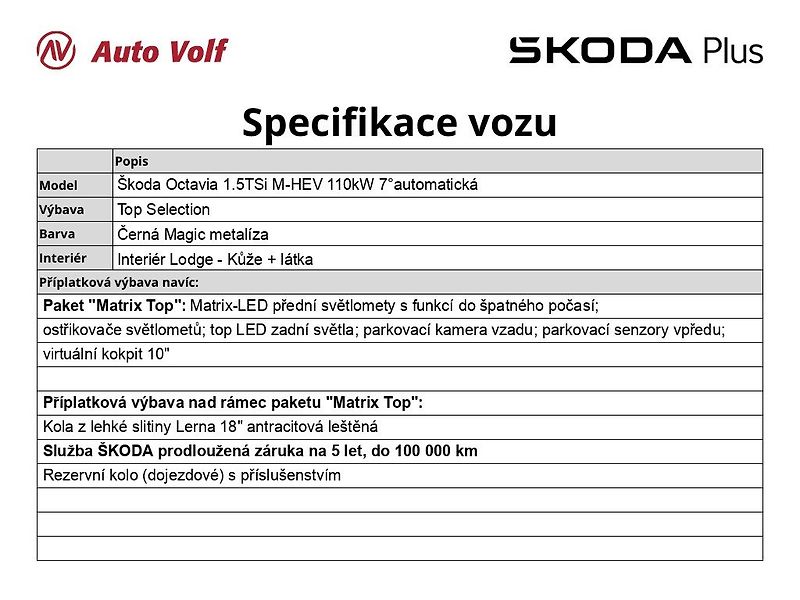 Škoda Octavia (2025) Top Selection 1.5TSi M-HEV 110 - fotka 6 z 32