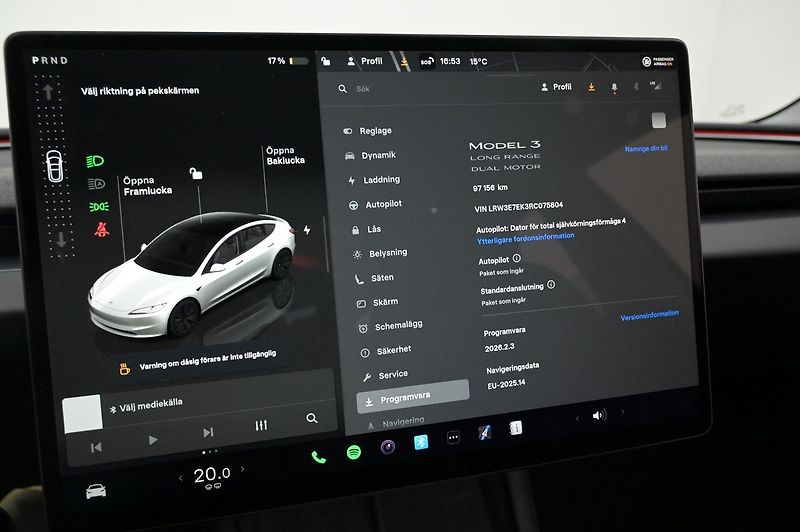 Tesla Model 3 Long Range AWD Highland - fotka 10 z 22
