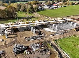 Dostavba dálnice D3 na Krumlovsku a Českobudějovicku.