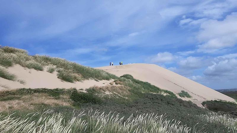 Obří písečná duna Rubjerg Knude vytváří na samotném severu Dánska dojem mnohakilometrové pouště.