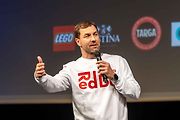 EisKing TOUR v Multifunkční aule Gong, 1. března 2026, Ostrava. Český akrobatický pilot Martin Šonka.