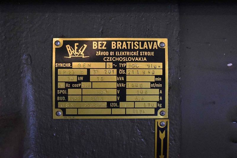 Dražba techniky civilní ochrany v Šumperku.