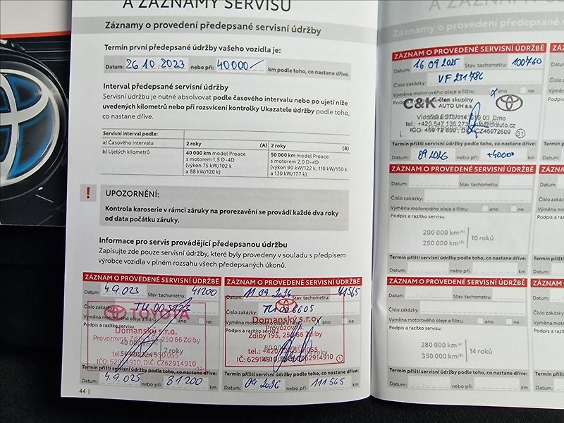 Toyota ProAce Verso 1.5 D-4D 8-míst,ČR,1.Majitel - fotka 45 z 46