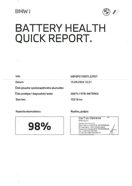 BMW i3 120Ah NAVI LED  SOH 98%  - fotka 20 z 26