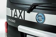 Upravený Nissan NV200 jako taxík pro Londýn.