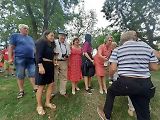 Do Hříškova dorazil na jubilejní veteránský sraz rekordní počet vozidel. Přijela i herečka Obermaierová