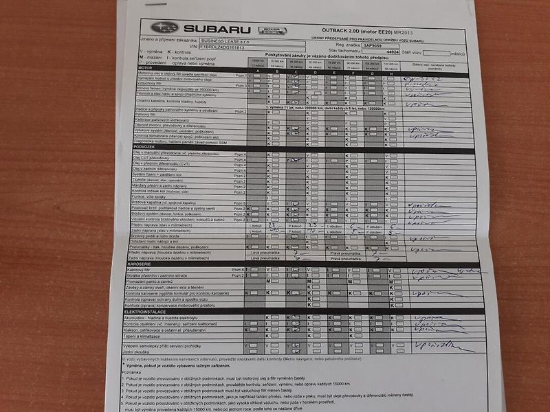Subaru Outback (2013) 2.0 D 4x4 110 Kw - fotka 31 z 34