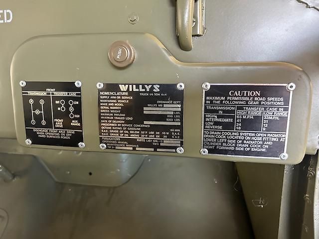 Jeep Ostatní (1941) WIllys MB - fotka 14 z 19
