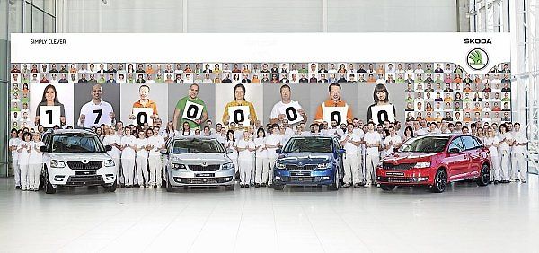 Škoda Auto už vyrobila 17 milionů aut.