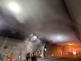 Simulovaný požár v Klimkovickém tunelu při zkoušce nových bezpečnostních a napájecích systémů, 13. 10. 2024