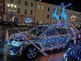 Sraz vánočně nazdobených aut v Kroměříži (prosinec 2024)