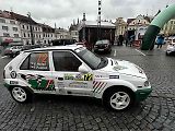 Start 58. ročníku Rallye Šumava na náměstí v Klatovech