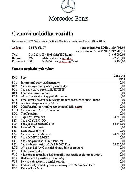 Mercedes-Benz Třídy E E 450d Kombi AMG Style - fotka 16 z 18