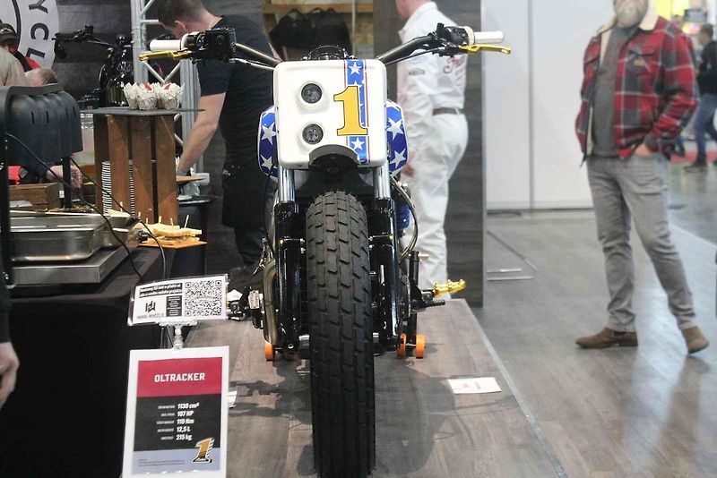 Na brněnském výstavišti si můžou návštěvníci prohlédnout i unikátní motorku Indian Challneger RR.