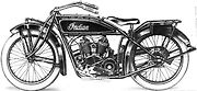 Indian Scout Model G-20 na dobovém snímku.