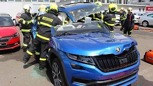 Také střecha z Kodiaqu skončila...