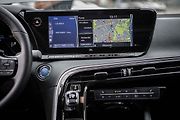 Prezentace vozidla Toyota Mirai, prvního auta na vodíkový pohon v ČR, které bude poprvé k vidění na Moravě, 19. srpna 2021 v Ostravě.