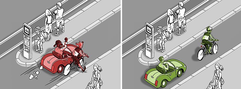 Cyklista versus motorista