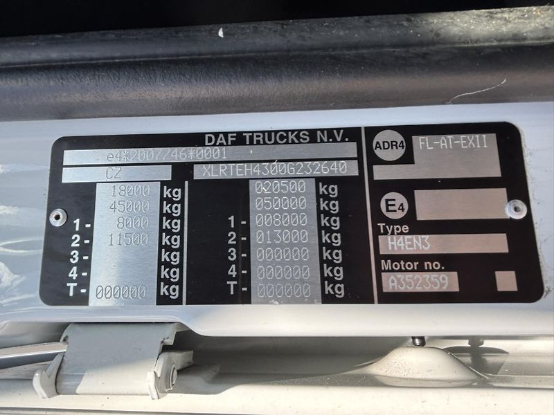 DAF XF 480 FT EURO 6 ADR  - fotka 15 z 24