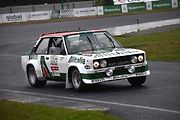 A přijel také Markku Allén se svým Fiatem 131 Abarth. Je to další z mistrů světa, kteří si vyzkoušeli trať v Sosnové
