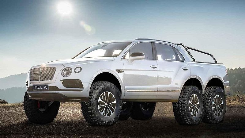 Bentley Bentayga 6x6.