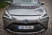 Prezentace vozidla Toyota Mirai, prvního auta na vodíkový pohon v ČR, které bude poprvé k vidění na Moravě, 19. srpna 2021 v Ostravě.