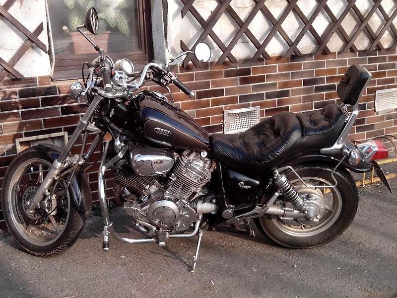 Japonské motocykly Yamaha Virago patřily mezi oblíbené. Na snímku je model XV1100.
