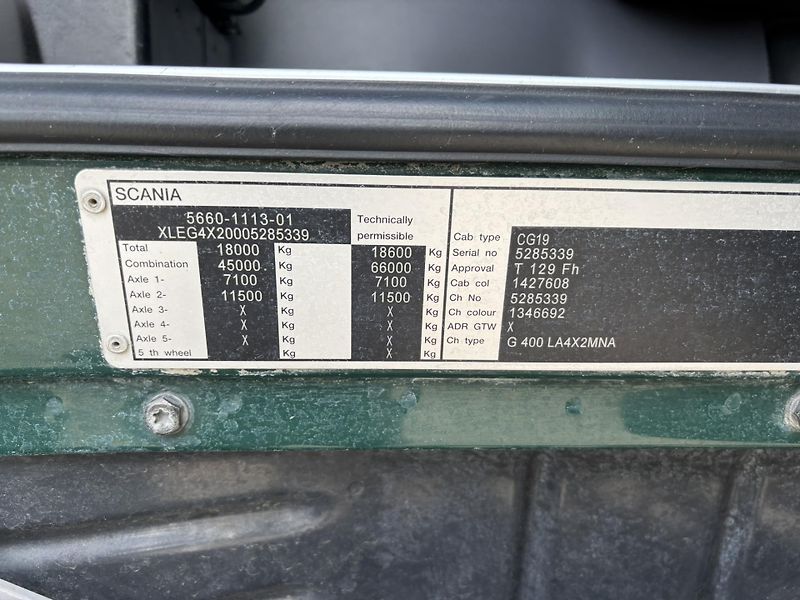 Scania G400 LA 4x2 EURO 5 ADR  - fotka 13 z 21