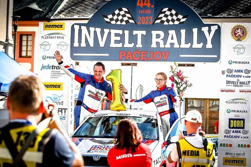 Rallye Český Krumlov 2024. Eliška Slavíková.