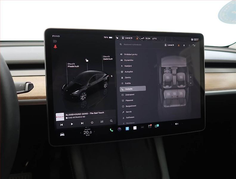 Tesla Model Y (2023) Long Range AWD 79kWh, SoH 95% - fotka 24 z 33